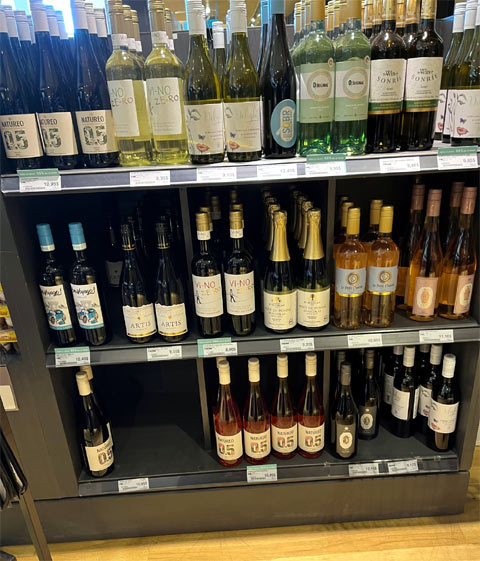 Vins désalcoolisés SAQ